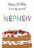 Traditional Birthday Card - Special Nephew - Cake created by Katie Phythian Design