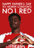 Arsenal Father's Day Card - Bukayo Saka - Arsenal - North London's No.1 Red created by AbiGoLucky