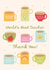 Classic Thank You Card - World's Best Teacher - Coffee Mugs created by Kitty Strand