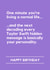 Funny Birthday Card - One Minute You're Living A Normal Life - Taylor Swift Hidden Message created by Lemonade Insight