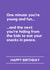 Funny Birthday Card - One Minute You're Young And Fun - Hiding From The Kids created by Lemonade Insight