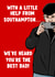 Funny Father's Day Card - Southampton - Spygate created by ZB CREATIVE