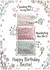 Cute Happy Birthday Bestie Card – Dream Love Happy Aesthetic Friend created by nila holden