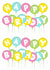 Cute Birthday Card: Happy Birthday Balloons created by claire close
