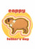 Cute Capybara Father's Day Card created by claire close