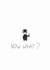Funny Graduate Card - Now What? - Cute Minimal Graduation Card created by Marina Kromitsyna