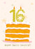 Classic Birthday Card - 16th - Sprinkle Cake created by Kitty Strand