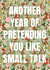Funny Birthday Card - Pretending You Like Small Talk created by Making Meadows Ltd