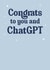 Funny Graduation Card - ChatGPT created by Choo Choo