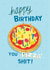 Funny Birthday Card - Pizza Shit created by Pencilface