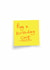 Funny sticky note to say you didn’t forget to buy a birthday card created by Gyloillustrations