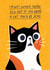 Funny Birthday Card - If You Were A Cat created by Pilea Press