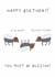 Funny Birthday Card - Drunk Fly created by AJS STUDIOS
