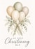On Your Christening Day Balloon Bouquet Card created by BeauPrintBoutique