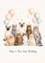 Purr-fect Birthday Party Cats Card created by Bethany Brown