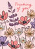 Pretty Sympathy/Thinking Of You Card - Pretty Flowers - Thinking Of You created by Embletree Designs