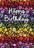 Pretty Birthday Card - Rainbow Flowers created by Leanne Munro