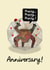 Cute Anniversary Card - Rocky The Alien - Project Hail Mary created by Faye Finney