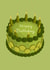 Funny Birthday Card - Pickle Cake created by Pink Peach Cards