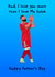 Liverpool Father’s Day Card featuring Mo Salah created by Wonky Sticker
