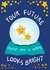 Cute Congratulations Card - Your Future Looks Bright - Stars created by Feel Good Supplies