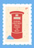 Cute Christmas Card - Sending Smiles Across The Miles - Postbox Stamp created by Running with Scissors