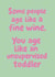 Funny Birthday Card - You Age Like An Unsupervised Toddler created by @Laura Lonsdale Designs
