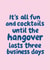 Funny Birthday Card - Hangover - Three Business Days created by @Laura Lonsdale Designs