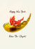 Classic New Year Card - Blow The Shofar - Jewish New Year created by David Bennett