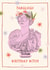 Arty Birthday Card - Greek Bust - Fabulous Birthday Bitch created by Ricicle Cards