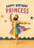 Funny Birthday Card For Friend – Happy Birthday Princess – Rainbow Tutu created by Bold Types by Robert