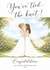 Cute Wedding Card For Bride & Bride - You’ve Tied The Knot created by Bold Types by Robert