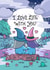 I Love Life With You - Cute Anniversary Card - Moonlit Hugs created by Cheeky Legends
