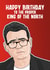 Funny Birthday Card - Real King Of The North - Andy Burnham created by Blind Faith