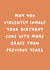 Funny Birthday Card — Inhale Your Birthday Cake created by Picardso