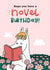 Cute Birthday Card - Novel - Reading - Snorkmaiden - Moomin created by Moomin Characters