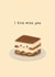 Cute Love And Friendship Card - Tiramisu - Miss You created by 3Dcole