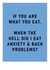 Funny Birthday Card - Anxiety And Back Problems created by Ohh Deer