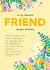 Pretty Birthday Card - Friend - As lovely as you created by Jessica Rachel Sharp