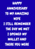 Funny Anniversary Card for Wife – I Opened My Wallet and There You Were created by The Awkward Card Company 