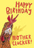 Funny Birthday Card - Chicken - Mother Clucker created by Lovely Paper Stuff ltd