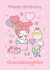 My Melody Sanrio Birthday Card – For Granddaughter – Cute Pink Birthday Card – Hello Kitty & Friends created by Danilo