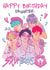 K-Pop Demon Hunters Saja Boys Birthday Card – For Daughter – K-Pop Fan Birthday Card created by Danilo