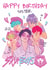 K-Pop Demon Hunters Saja Boys Birthday Card – For Sister – K-Pop Fan Birthday Card created by Danilo