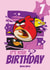 Cute Angry Birds Birthday Card – Happy 7th Birthday created by Danilo