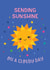 Cute Thinking Of You/Love & Friendship Card - Sending Sunshine - Cloudy Day created by Paper Valley Design Studio