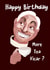 Funny Birthday Card - Dick Emery - More Tea, Vicar? created by Hinkypunk Illustration