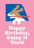 Cute Birthday Card - Dog - Enjoy It Yeah! created by Studio Boketto