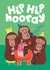Cute Birthday Card - Hip Hip Hooray - Monkeys created by Studio Boketto
