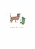 Cute Birthday Card - Dog Walk created by Laura Darrington Design Ltd.